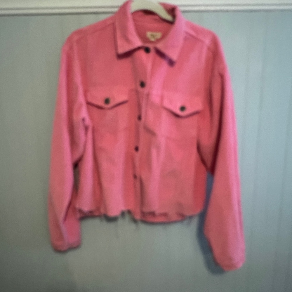 POL Pink Jean Jacket